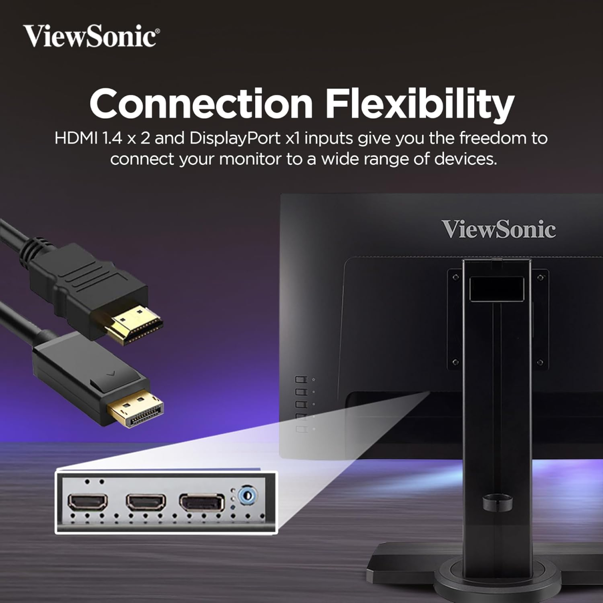 ViewSonic XG2405 (24 Inch) Full HD LED 1080p, 1ms IPS Panel Frameless Gaming Monitor