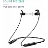 Pebble Spirit Loop Wireless Neckband Earphone (Black)