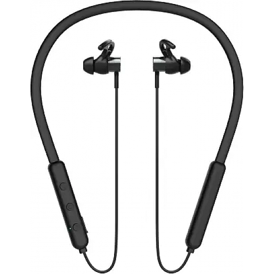 Pebble Spirit Loop Wireless Neckband Earphone (Black)