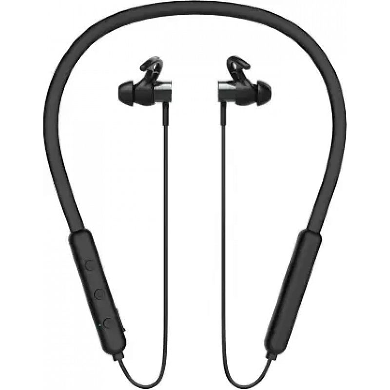 Pebble Spirit Loop Wireless Neckband Earphone (Black)