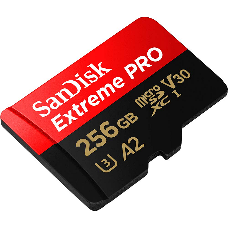 SanDisk Extreme Pro SDHC,256GB, U3, C10, UHS-I, 4K Video, 170MB/s R, 90MB/s W