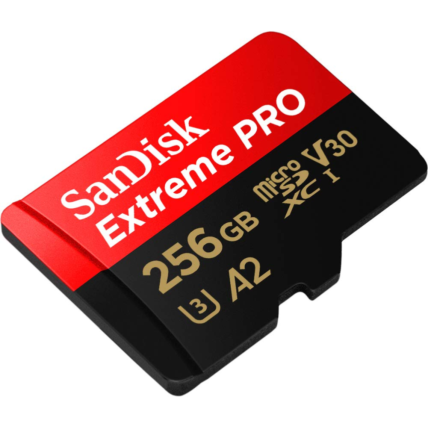 SanDisk Extreme Pro SDHC,256GB, U3, C10, UHS-I, 4K Video, 170MB/s R, 90MB/s W