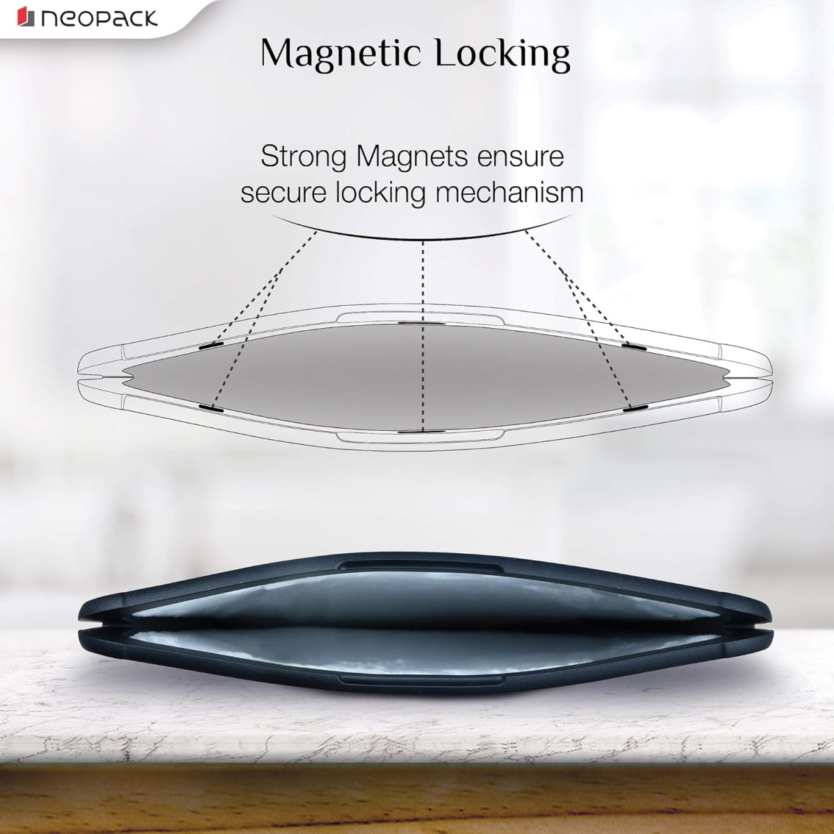 Neopack Bumper Sleeves/Laptop Slip Case for 13" MacBook Pro Retina Display (2018 Model Onward) Midnight Blue