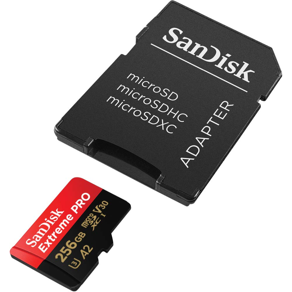 SanDisk Extreme Pro SDHC,256GB, U3, C10, UHS-I, 4K Video, 170MB/s R, 90MB/s W