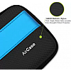 AirCase External Hard Drive Case for 2.5-Inch Hard Drive Black Blue