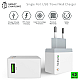 Tizum Quick Smart USB 2.4A Single Travel Wall Charger