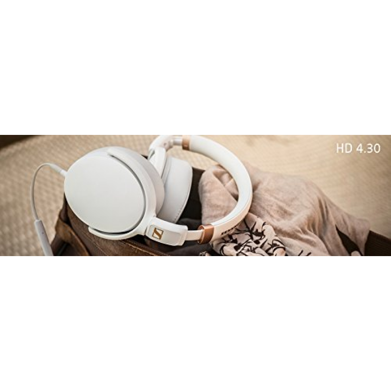 Sennheiser HD 4.30G Around-Ear Headphones (White)