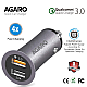 AGARO Blaze Qualcomm Certified Dual Port Quick Car Charger 5.4A