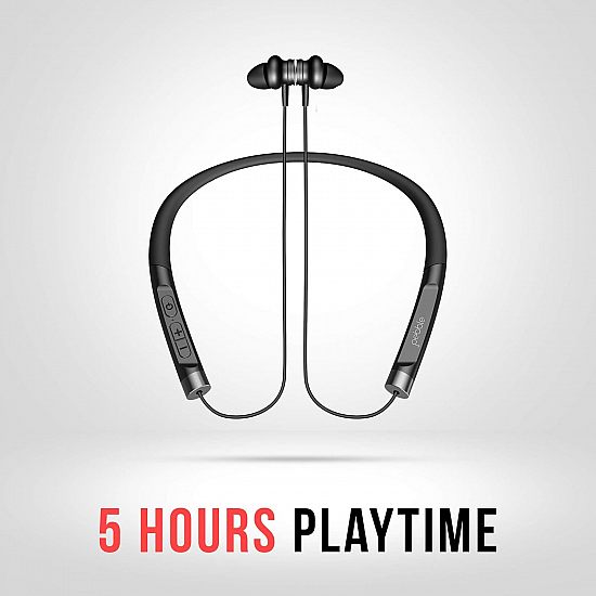 Pebble Urbane Bluetooth Wireless Neckband Earphone with deep bass Stereo Sound and inbuilt mic 