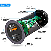 AGARO Blaze Qualcomm Certified Dual Port Quick Car Charger 5.4A