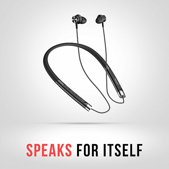 Pebble Urbane Bluetooth Wireless Neckband Earphone with deep bass Stereo Sound and inbuilt mic 