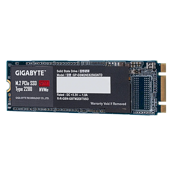 Gigabyte M.2 PCIe 256GB SSD (GP-GSM2NE8256GNTD) SSD 