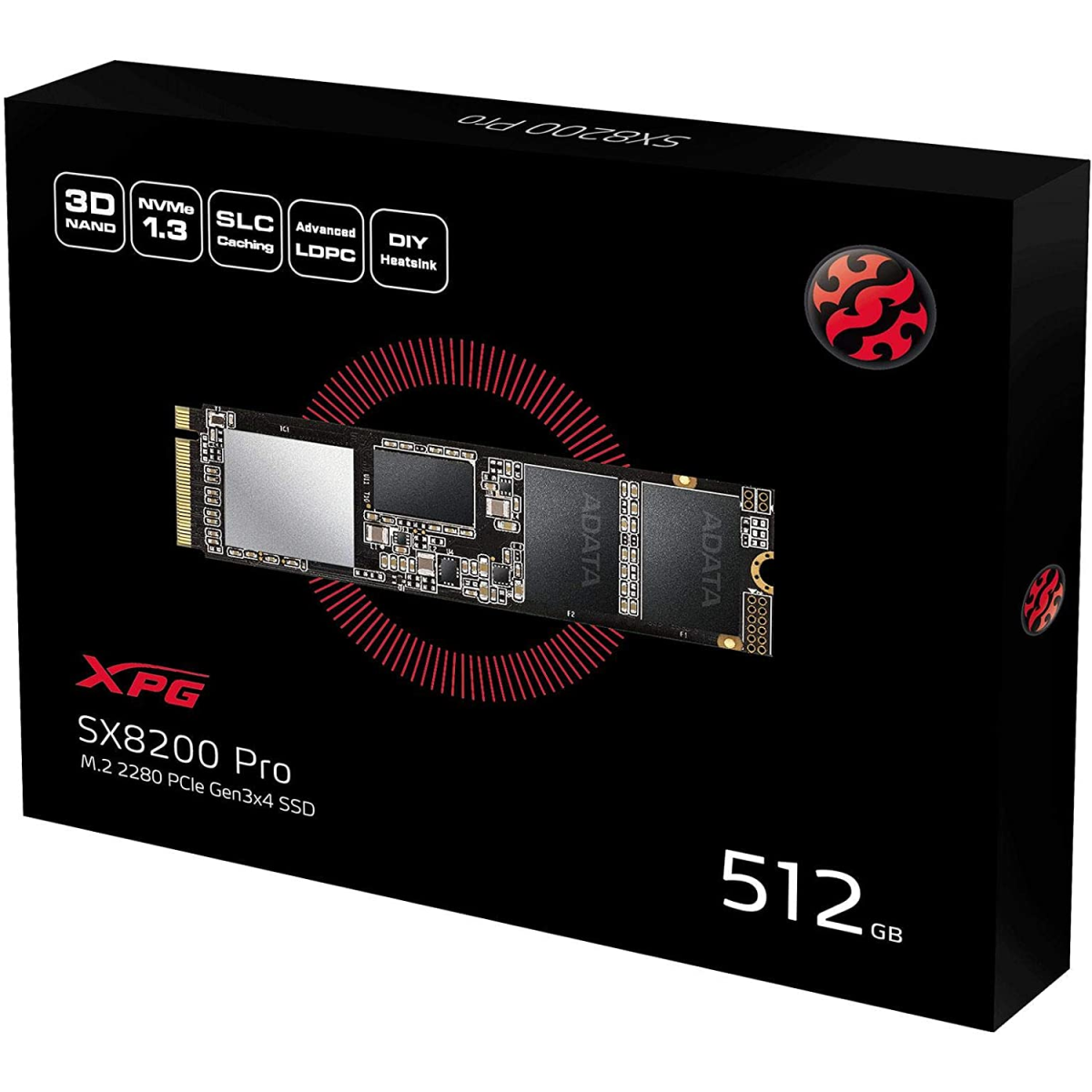 Adata XPG SX8200 Pro 3D NAND 512GB Solid State Drive