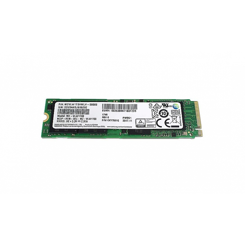 Samsung MZVLW256HEHP PM961 256GB M.2 NVMe PCIe Internal SSD - OEM