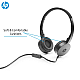 HP H2800 Headset Stereo Headset with Mic Black