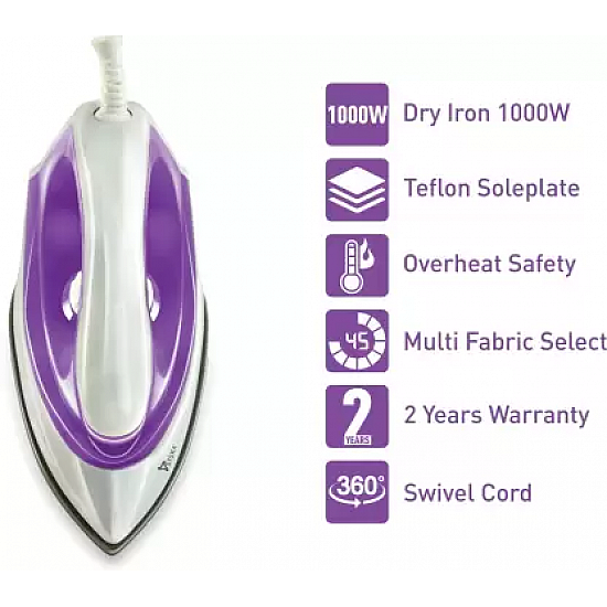 Syska SDI 05 Magic Dry Iron (Purple)