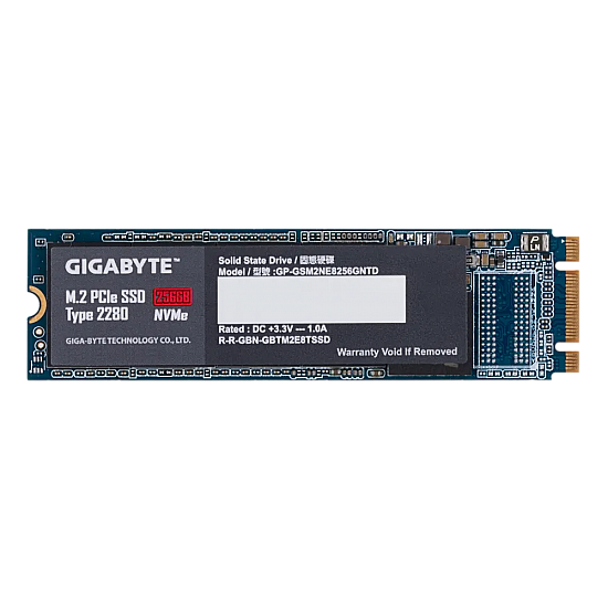 Gigabyte M.2 PCIe 256GB SSD (GP-GSM2NE8256GNTD) SSD 