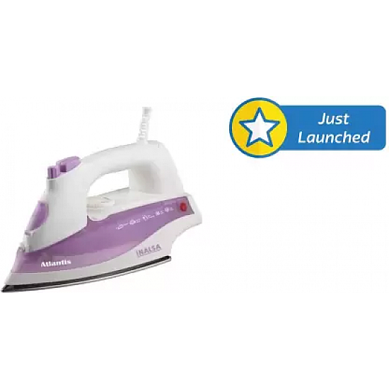 Inalsa Atlantis 1400-Watt Steam Iron (White and Purple)