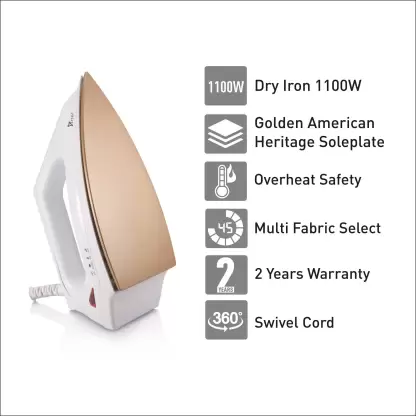 SYSKA SDI-04 1100-Watt Ezio Dry Iron (White) SYSKA SDI-04 1100-Watt Ezio Dry Iron (White)