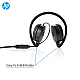 HP H2800 Headset Stereo Headset with Mic Black