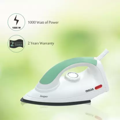 Inalsa Jasper Dry Iron (White and Green) Inalsa Jasper Dry Iron (White and Green)