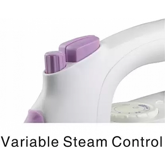 Inalsa Atlantis 1400-Watt Steam Iron (White and Purple)