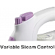 Inalsa Atlantis 1400-Watt Steam Iron (White and Purple)