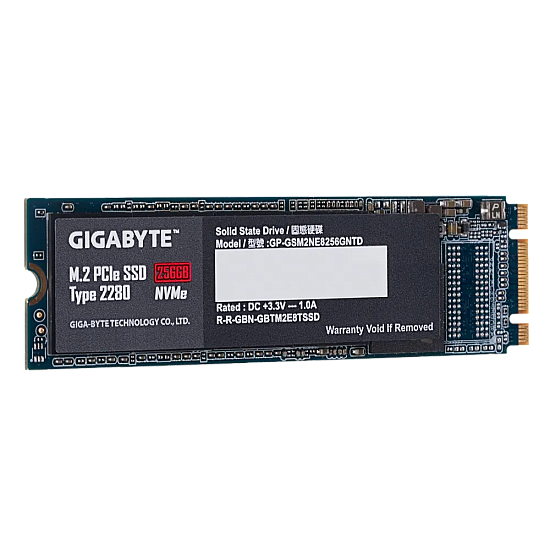 Gigabyte M.2 PCIe 256GB SSD (GP-GSM2NE8256GNTD) SSD 