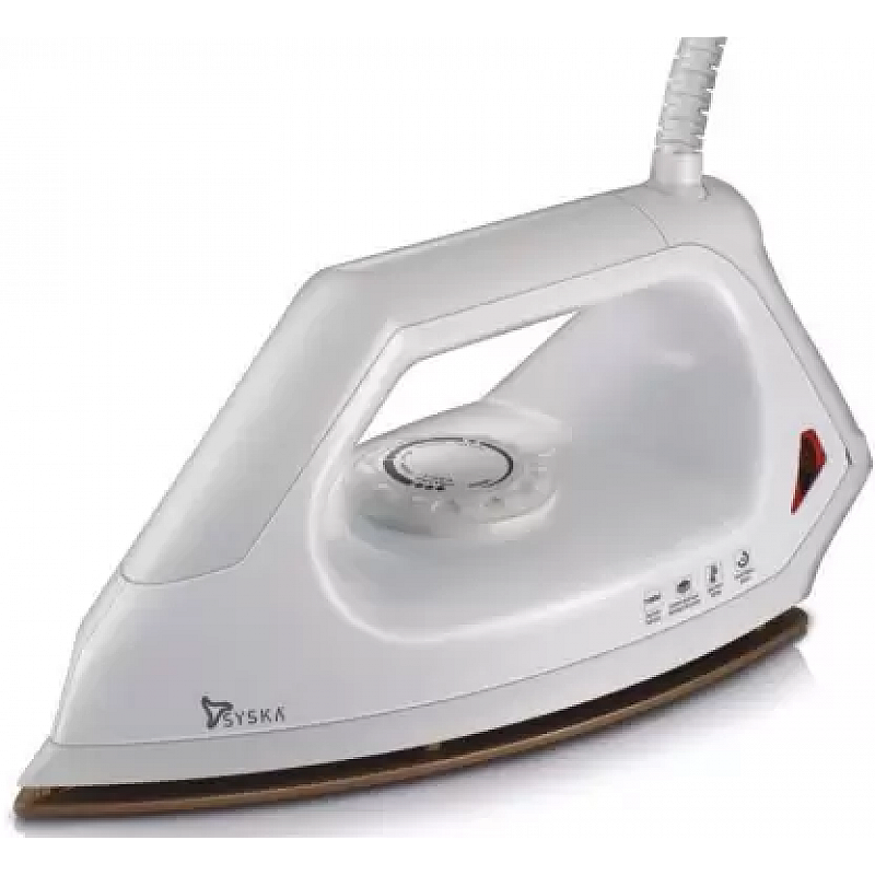 SYSKA SDI-04 1100-Watt Ezio Dry Iron (White)