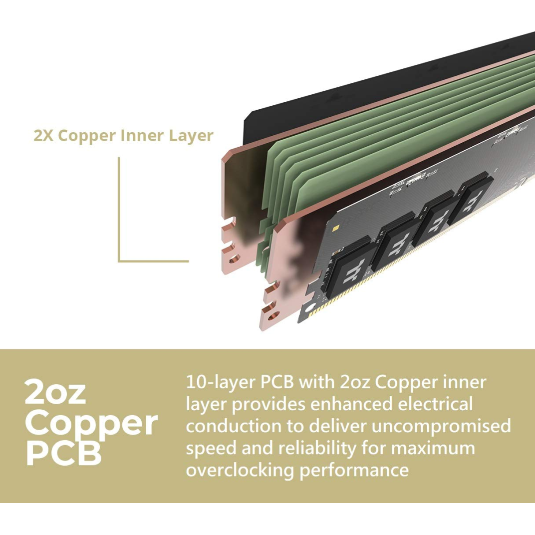 Thermaltake TOUGHRAM RGB 16GB (8GB x 2) 3000 MHz DDR4 Desktop Gaming Memory (R009D408GX2-3000C16B)