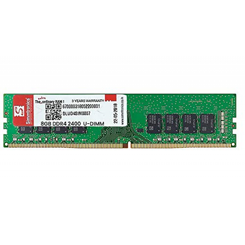 PIS Simmtronics 8GB 2400MHz DDR4 SDRAM for Desktop/PC