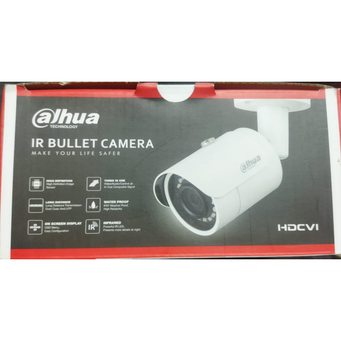 Dahua 2MP 30 Mtrs Full HD Bullet Metal Premium Camera DH-HAC-HFW1220SP Dahua 2MP 30 Mtrs Full HD Bullet Metal Premium Camera DH-HAC-HFW1220SP