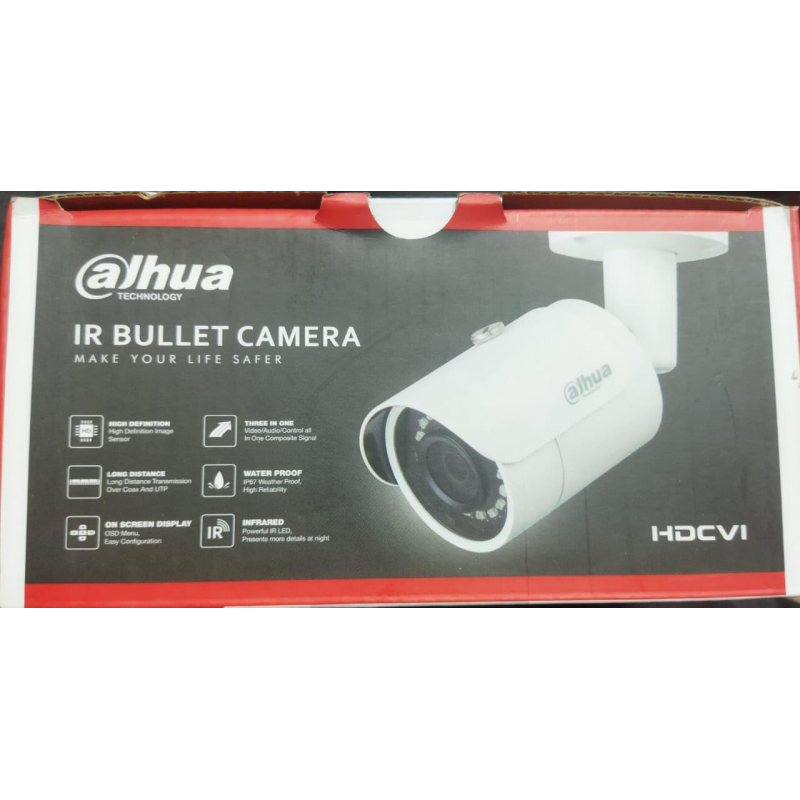 Dahua 2MP 30 Mtrs Full HD Bullet Metal Premium Camera DH-HAC-HFW1220SP