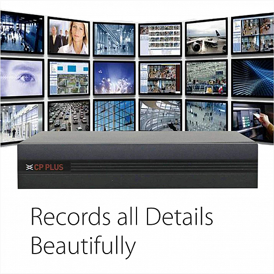 CP PLUS 1080 4 Channel HD DVR (CP -UVR-0401E1-CS)