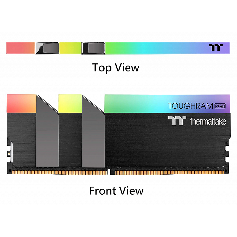 Thermaltake TOUGHRAM RGB 16GB (8GB x 2) 3000 MHz DDR4 Desktop Gaming Memory (R009D408GX2-3000C16B)