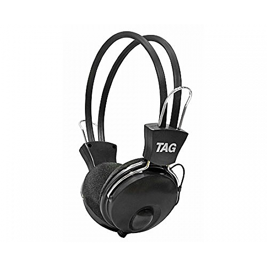 Tag Multimedia Headphone with Mic 470 (Dual - 3.5MM jack for Headphone and mic)