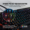 CORSAIR K70 RGB MK.2 RAPIDFIRE Mechanical Gaming Keyboard Cherry MX Speed - RGB LED Backlit