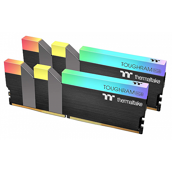 Thermaltake TOUGHRAM RGB 16GB (8GB x 2) 3000 MHz DDR4 Desktop Gaming Memory (R009D408GX2-3000C16B)