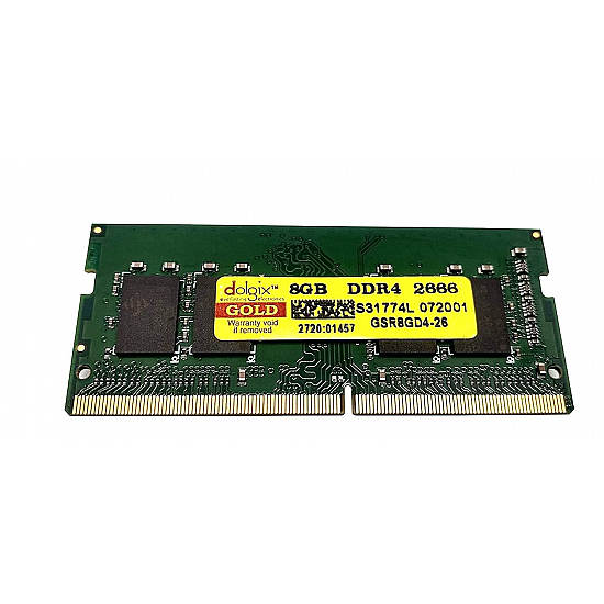 Dolgix Gold 8GB DDR4 2666MHz Laptop Ram SODIMM Memory Module