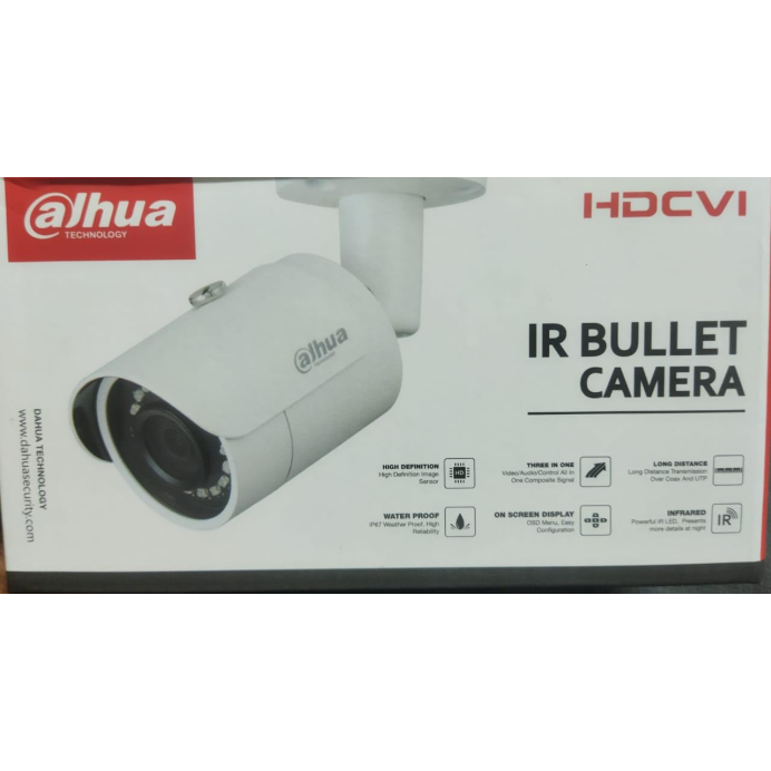Dahua 2MP 30 Mtrs Full HD Bullet Metal Premium Camera DH-HAC-HFW1220SP Dahua 2MP 30 Mtrs Full HD Bullet Metal Premium Camera DH-HAC-HFW1220SP