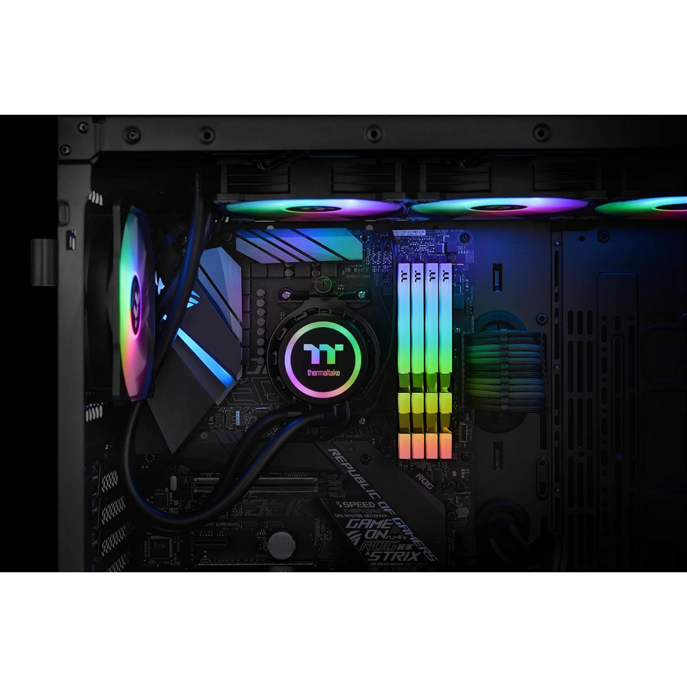 Thermaltake TOUGHRAM RGB 16GB (8GB x 2) 3000 MHz DDR4 Desktop Gaming Memory (R009D408GX2-3000C16B)
