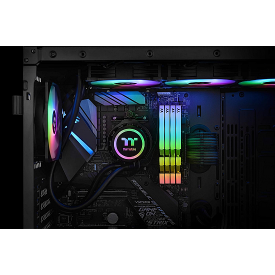 Thermaltake TOUGHRAM RGB 16GB (8GB x 2) 3000 MHz DDR4 Desktop Gaming Memory (R009D408GX2-3000C16B)