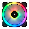 Corsair LL Series LL120 RGB 120mm Dual Light Loop RGB LED PWM Fan 3 Fan Pack with Lighting Node Pro (CO-9050072-WW)