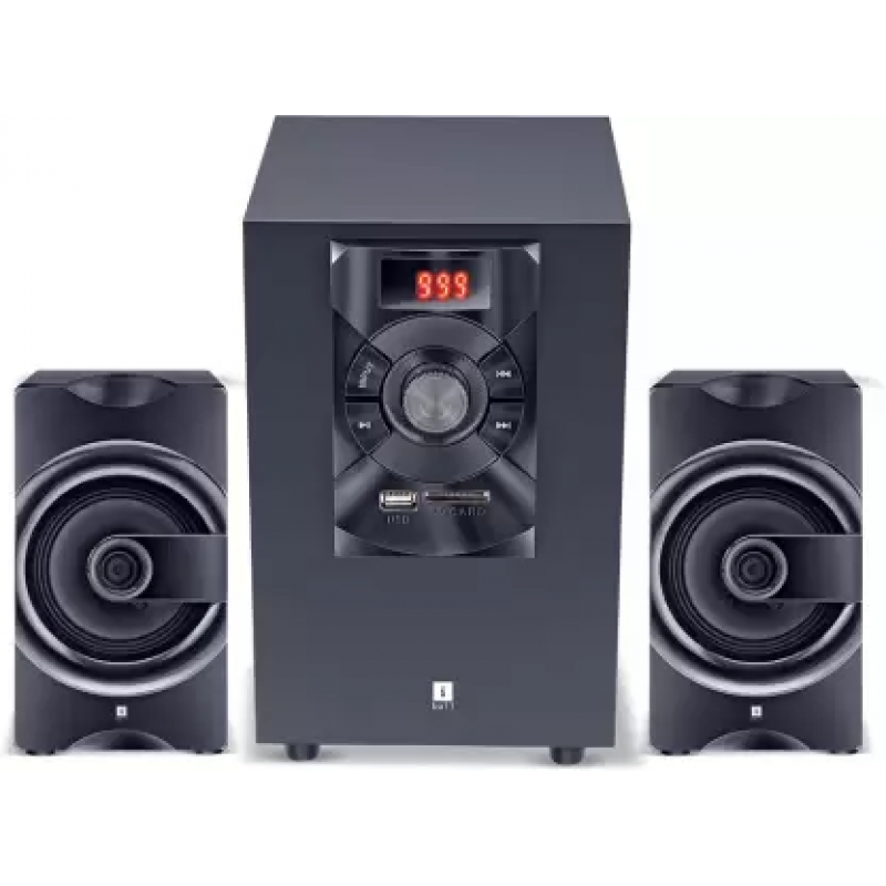 iBall SoundKing i3-2.1 Multimedia Speaker, Black