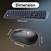 Zebronics Zeb Companion 102 Wireless Keyboard and Mouse Combo  Black