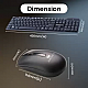 Zebronics Zeb Companion 102 Wireless Keyboard and Mouse Combo  Black