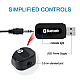 Bluetooth Adapter Dongle Audio Music Receiver with 3.5 mm Aux Cable for cars