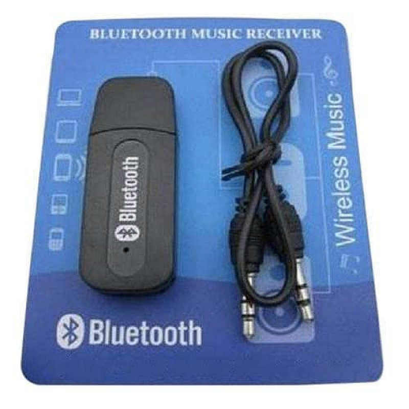 Bluetooth Adapter Dongle Audio Music Receiver with 3.5 mm Aux Cable for cars