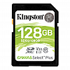 Kingston Canvas Select 128GB SDHC Class 10 SD Memory Card UHS-I 80MB/s R Flash Memory Card (SDS/128GB)