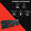 QUANTUM QHM8810 Spill-Resistant Wired Keyboard and Mouse Combo (Black)